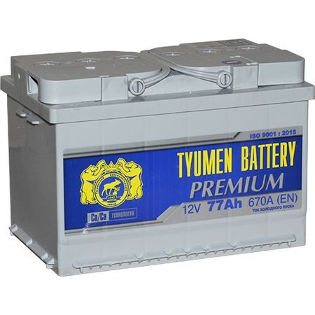 Тюмень 6СТ-77LA Premium 77А/ч-12V ст EN680 европейские обратная 278x175x190